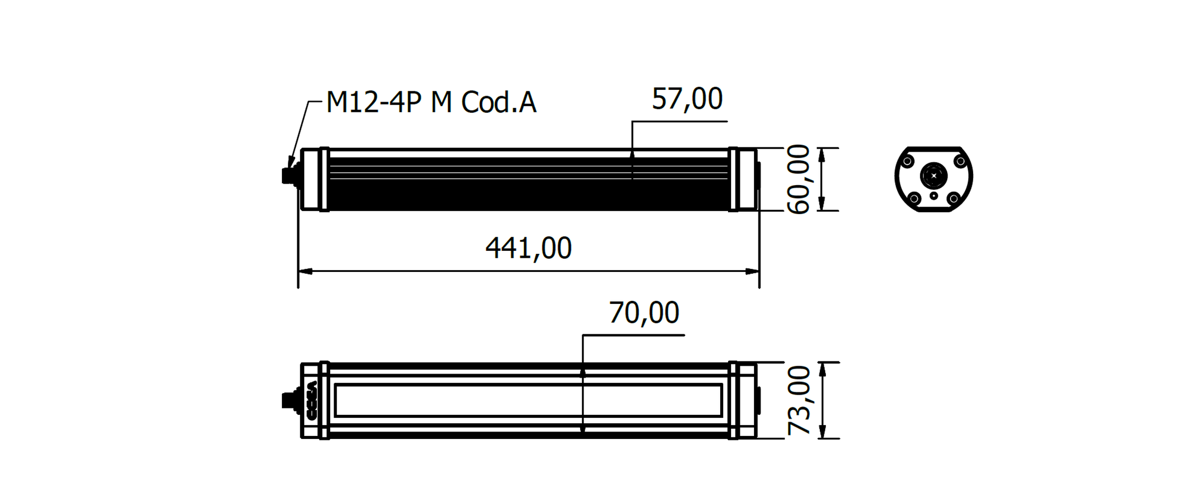 TA0322S01W — Dimensioni