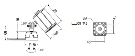 LY0321BC1 — Dimensioni