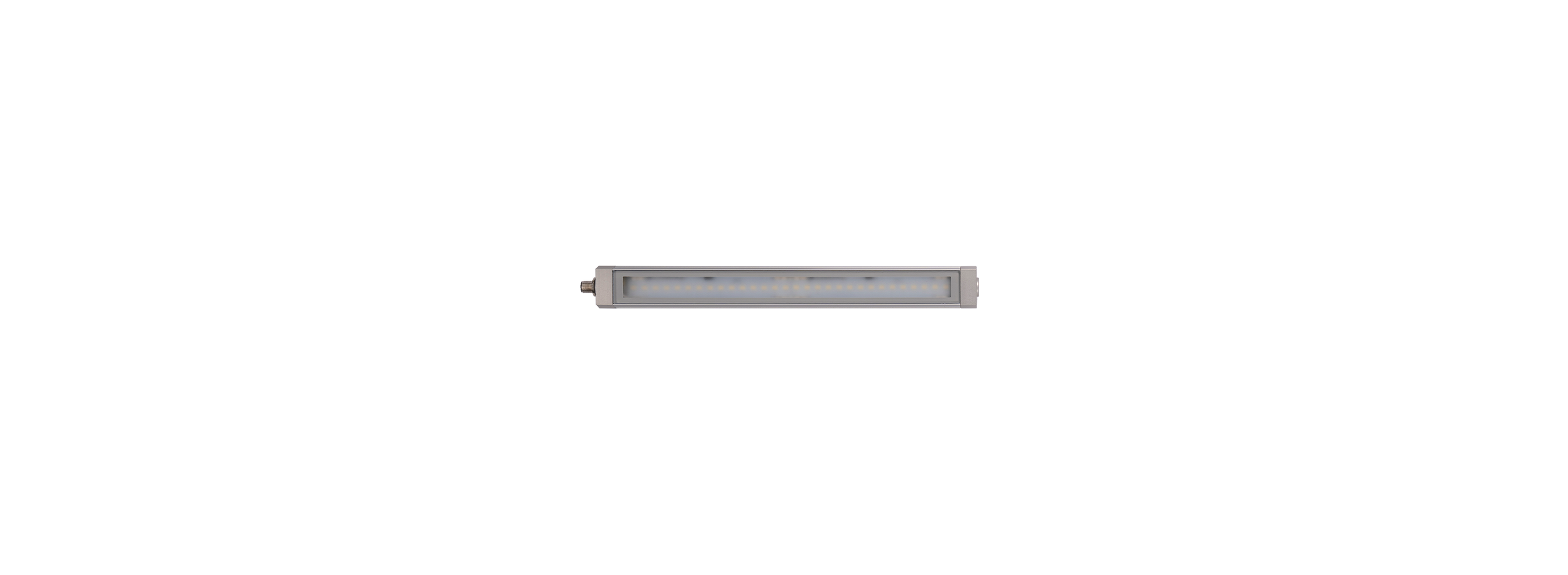 COMPACT-ALPHA, 354 mm, 12 W, 24 Vdc, IP67, 90°, 5000K 3STEP MacAdam, Connettore M12A-4P Male