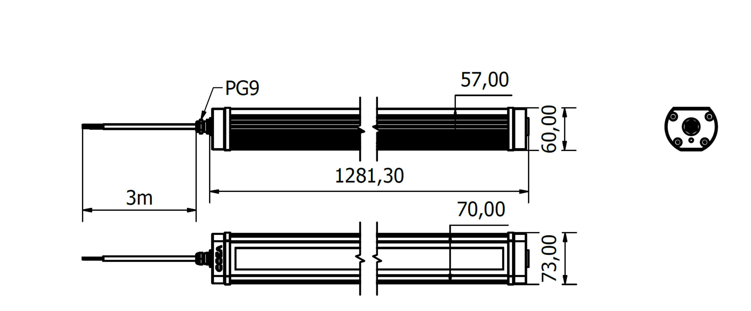 TA1021S03W — Dimensioni