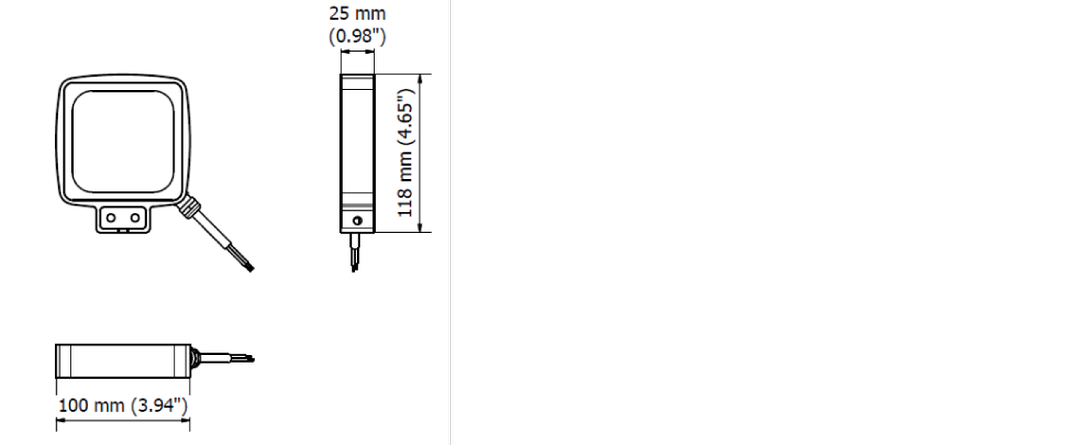 SR0921Q06 — Dimensioni