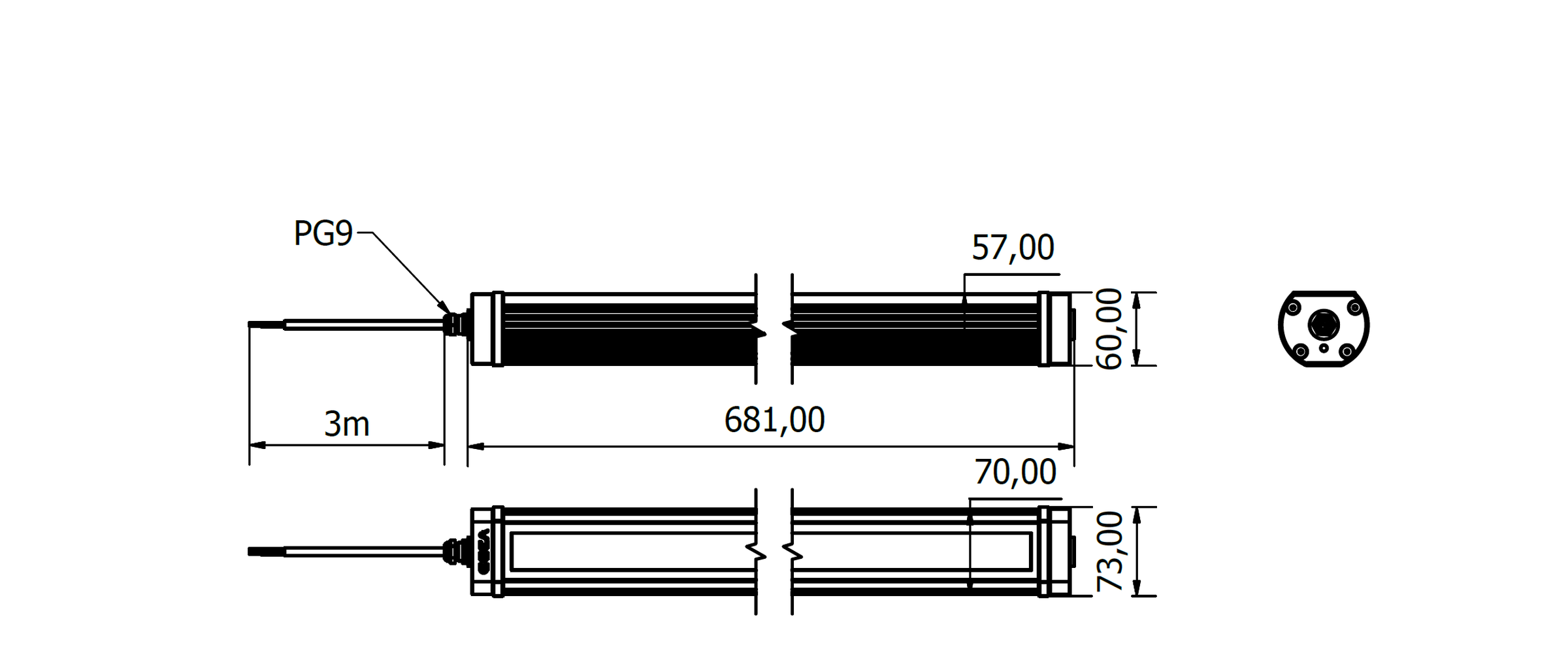 TA0521S03W — Dimensions