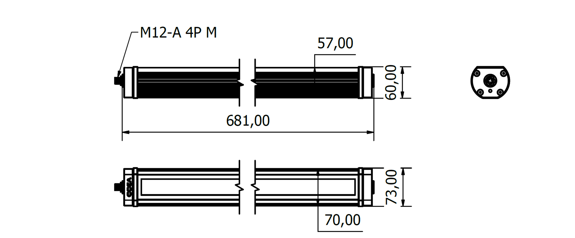 TA0524S01 — Dimensions